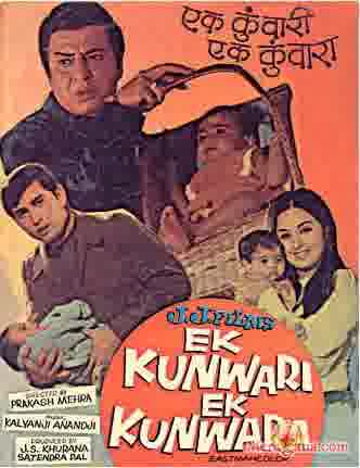 Poster of Ek Kunwari Ek Kunwara (1973)